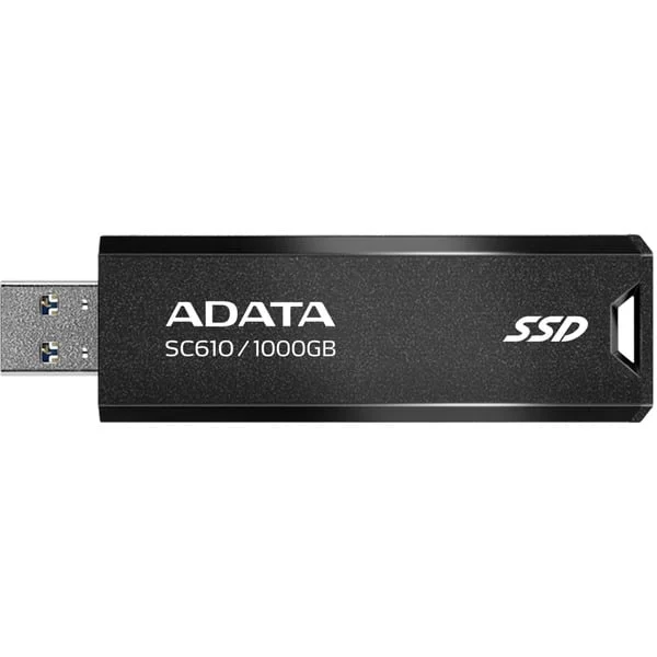 ADATA SC610 1000 GB, Externe SSD (schwarz, USB-A 3.2 Gen 2)