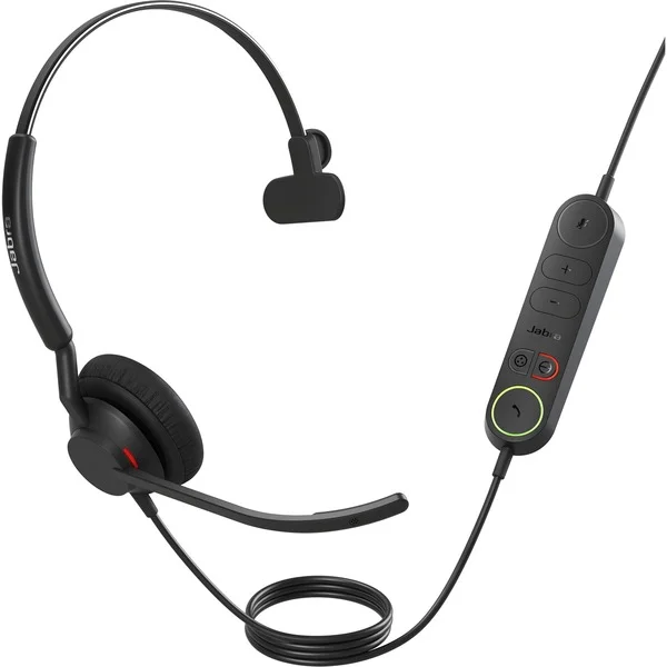 Jabra Engage 40, Headset (schwarz, Mono, UC, USB-C, Inline Link)