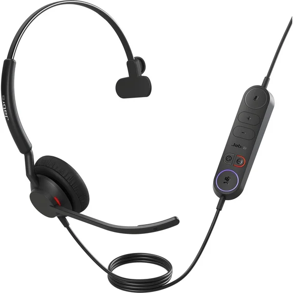 Jabra Engage 40 Link, Headset (schwarz, Mono, MS, USB-C)