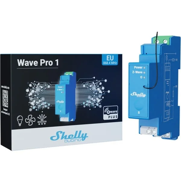 Shelly Qubino Wave Pro1, Relais (blau)