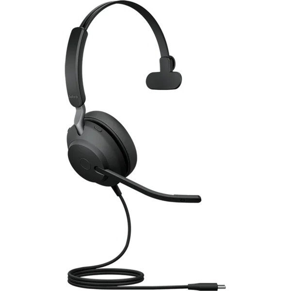 Jabra Evolve2 40 SE, Headset (schwarz, Mono, USB-C, UC)