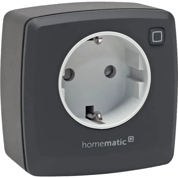Homematic IP Schaltsteckdose (HmIP-PS-2-A) (anthrazit)