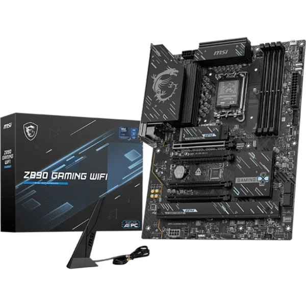 MSI Z890 GAMING WIFI, Mainboard (schwarz)