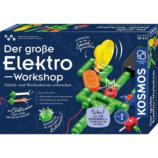 KOSMOS Der große Elektro-Workshop, Experimentierkasten