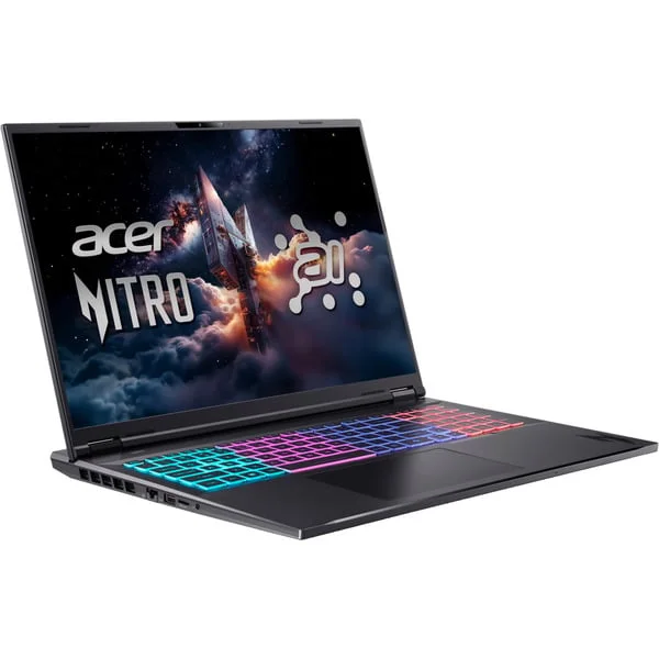 Acer Nitro 18 AI (AN18-61-R968), Gaming-Notebook (schwarz, AMD Ryzen AI 9 365, NVIDIA GeForce RTX 5070, 32 GB DDR5, 1 TB (1 TB SSD), Windows 11 Home)
