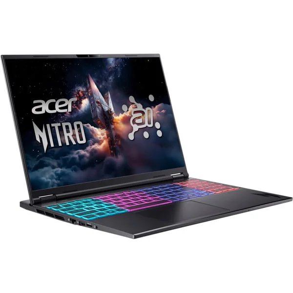Acer Nitro 16S AI (AN16S-61-R9ZH), Gaming-Notebook (schwarz, AMD Ryzen AI 9 365, NVIDIA GeForce RTX 5070, 32 GB DDR5, 1 TB (1 TB SSD), Windows 11 Home)