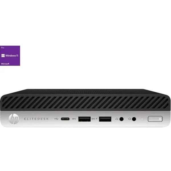 HP Elitedesk 800 G4 Generalüberholt, PC-System (silber/schwarz, Windows 11 Pro)