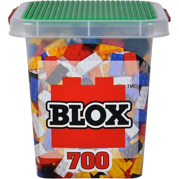 Simba Blox Eimer 700 8er Steine, Konstruktionsspielzeug