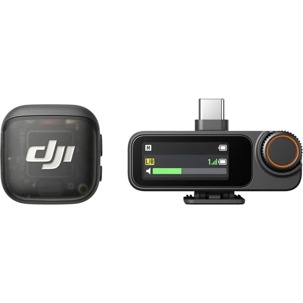 DJI Mic 3 , Mikrofon (schwarz, (1 Sender + 1 Empfänger))