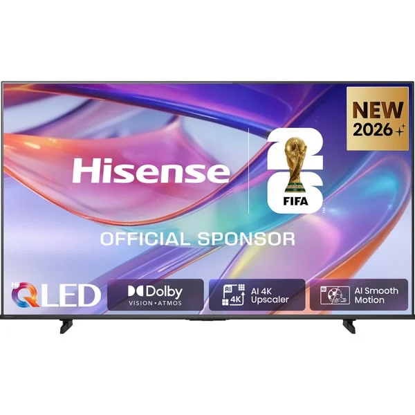 Hisense 55E7S Hi-QLED-Fernseher (139 cm (55 Zoll), schwarz, UltraHD/4K, Triple Tuner)