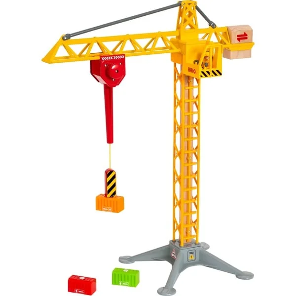 BRIO World Großer Baukran mit Licht, Bahn