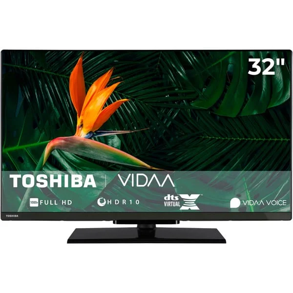 Toshiba 32LV3F63DAZ, LED-Fernseher (80 cm (32 Zoll), schwarz, FullHD, VIDAA-Betriebssytem)