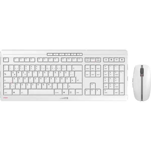 CHERRY STREAM DESKTOP, Desktop-Set (grau, DE-Layout, Cherry SX-Scherentechnologie)