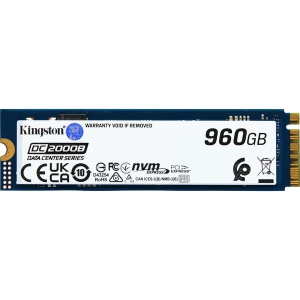 Kingston DC2000B 960 GB, SSD (PCIe 4.0 x4, NVMe, M.2 2280)