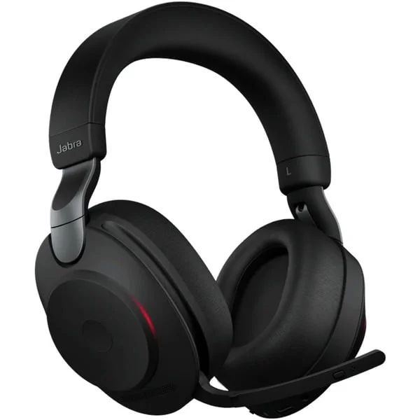 Jabra Evolve2 85, Headset (schwarz, Stereo, UC, USB-C, DeskStand)