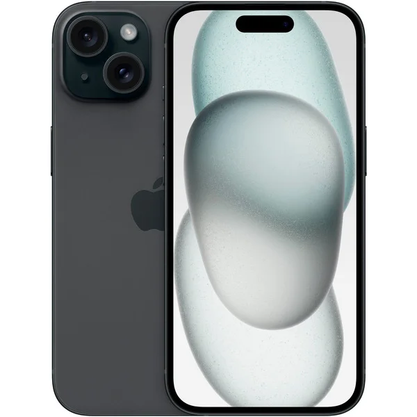 Apple iPhone 15 128GB Generalüberholt, Handy (Schwarz, iOS)