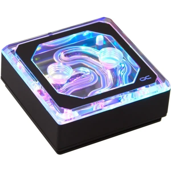 Alphacool Eisblock XPX Aurora Edge Acryl Black, CPU-Kühler (transparent/schwarz)