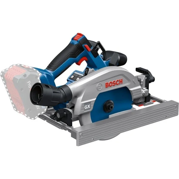 Bosch Professional Akku-Handkreissäge GKS 18V-57-2 GX Professional solo, 18Volt (blau/schwarz, ohne Akku und Ladegerät)