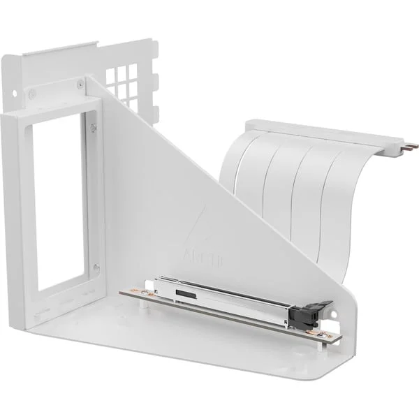 ARCTIC Accelero Vertical GPU Halterung, Verlängerungskabel (weiß, White, 16 cm)