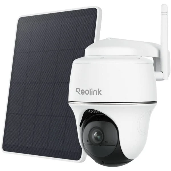 Reolink Argus Series B430 mit Solar Panel, Überwachungskamera (weiß, 5MP, WLAN)