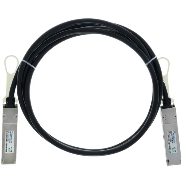 BlueOptics BlueLAN Direct Attach Kabel kompatibel zu Intel XLDACBL3 QSFP (schwarz, 3 Meter)