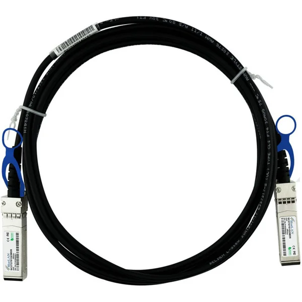 BlueOptics BlueLAN Direct Attach Kabel kompatibel zu Edge Core ET7302-DAC-3M (schwarz, 3 Meter)