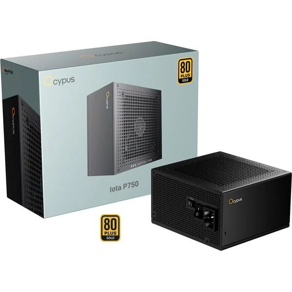 Ocypus Iota P750 Black, PC-Netzteil (schwarz, 1x 12-Pin High Power GPU, 3x PCIe, Kabelmanagement, 750 Watt)