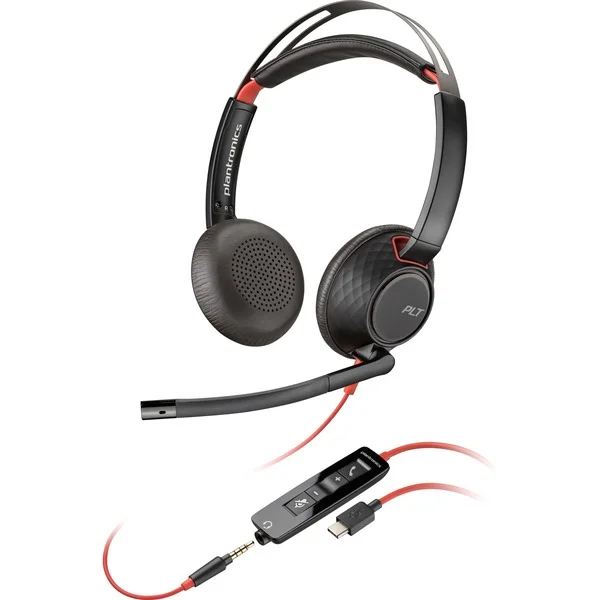 HP Poly Blackwire 5220, Headset (Stereo, USB-C, Klinke)