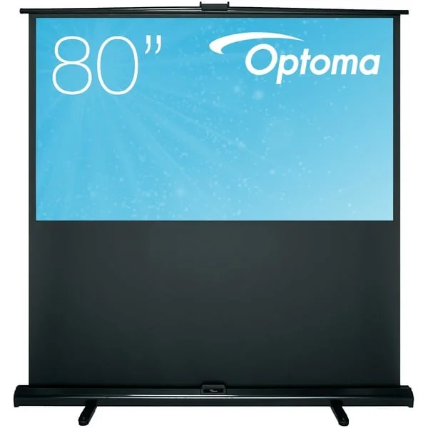 Optoma DP-9080MWL, Rolloleinwand (schwarz)