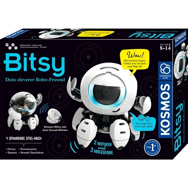 KOSMOS Bitsy - Dein cleverer Robo-Freund, Experimentierkasten