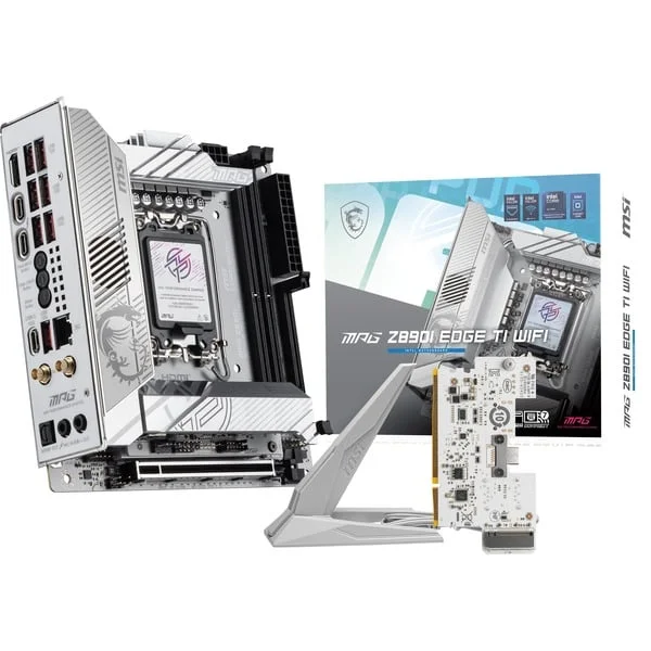 MSI MPG Z890I EDGE TI WIFI, Mainboard (weiß/silber)