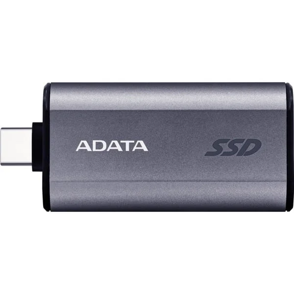 ADATA External SSD SC750 2 TB, Externe SSD (titan, USB-C 3.2 Gen 2 (10 Gbit/s))
