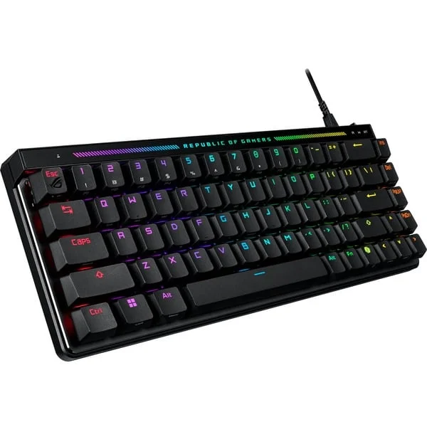 ASUS ROG Falchion Ace HFX, Gaming-Tastatur (schwarz, DE-Layout, ROG HFX)