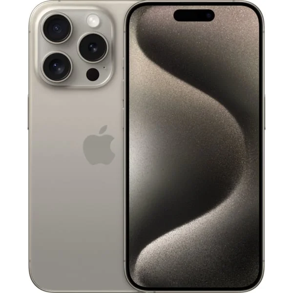 Apple iPhone 15 Pro 256GB Generalüberholt, Handy (Titan Natur, iOS)