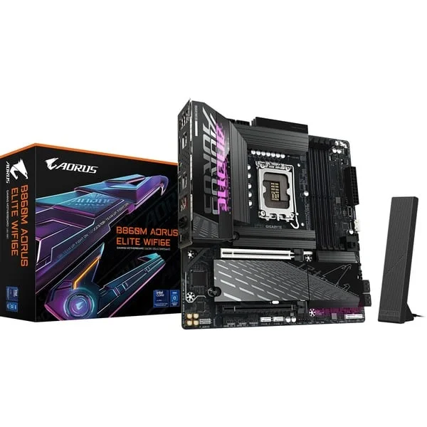 GIGABYTE B860M AORUS ELITE WIFI6E, Mainboard (schwarz, B-Ware)