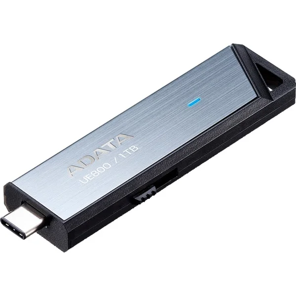 ADATA UE800 1 TB, USB-Stick (aluminium (gebürstet), USB-C 3.2 (10 Gbit/s))