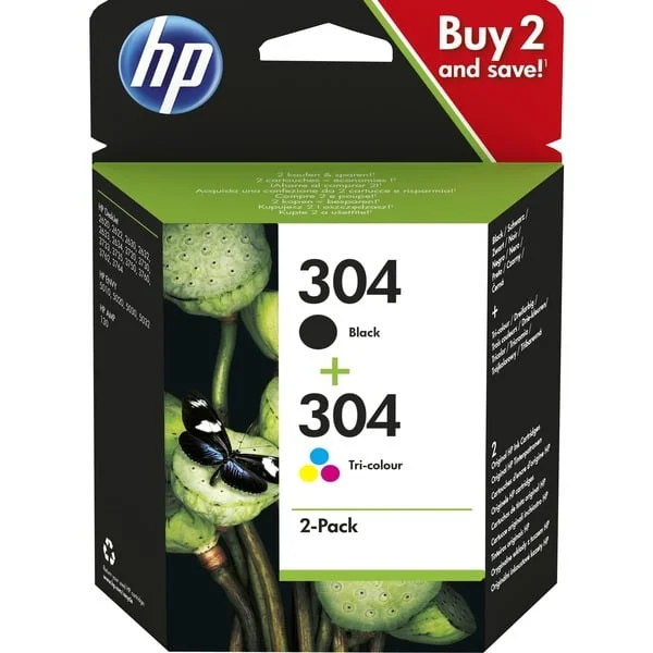 HP Tinte 2er-Pack Nr. 304 (3JB05AE)