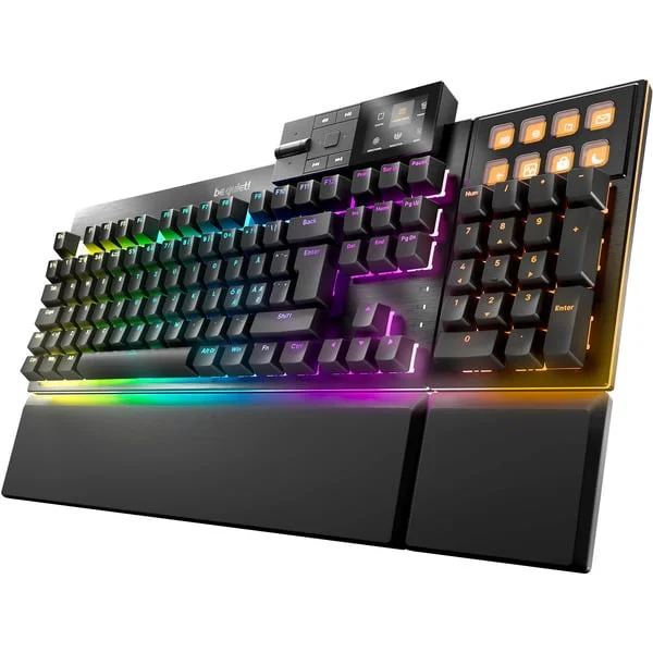 be quiet! Dark Mount Silent Linear, Gaming-Tastatur (schwarz, DE-Layout, be quiet! Silent Linear, B-Ware)