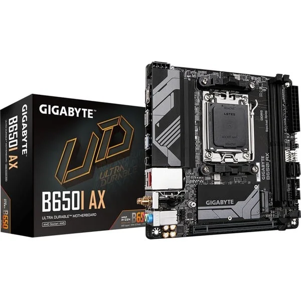 GIGABYTE B650I AX, Mainboard (schwarz/grau, B-Ware)