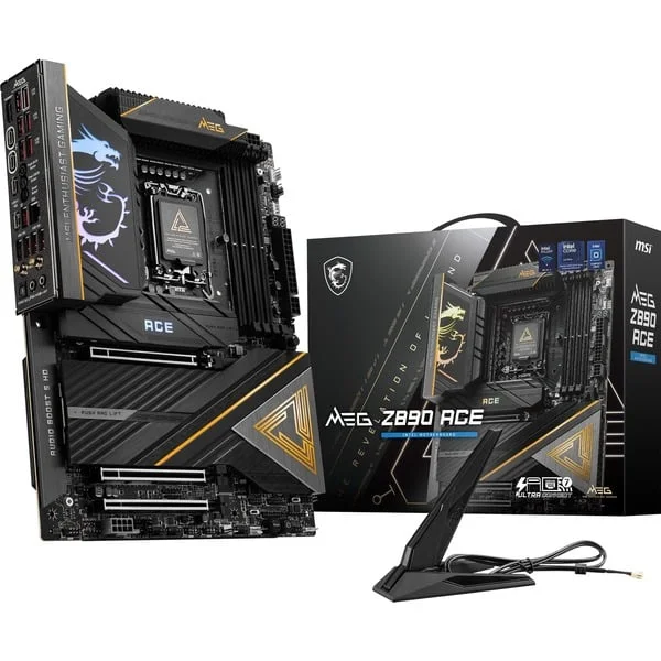 MSI MEG Z890 ACE, Mainboard (schwarz/goldgelb, B-Ware)