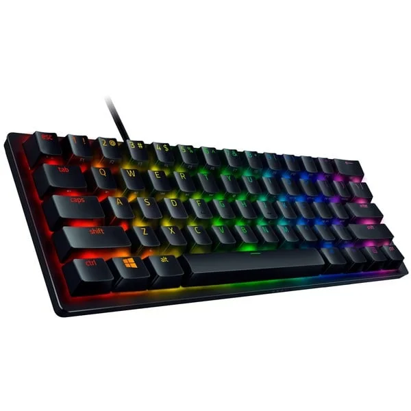Razer Huntsman Mini, Gaming-Tastatur (schwarz, DE-Layout, Razer Linear Optical (Red))