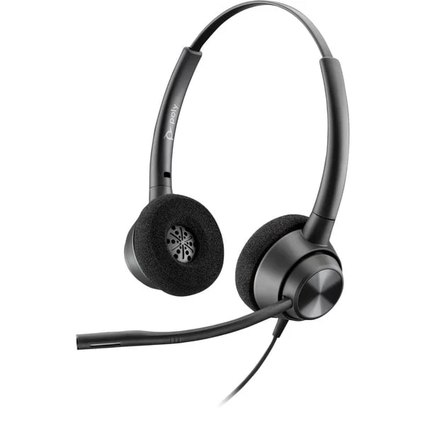 HP Poly EncorePro 320 Binaural Headset mit Quick Disconnect