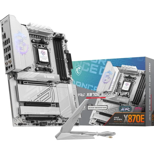 MSI MPG X870E EDGE TI WIFI, Mainboard (silber)