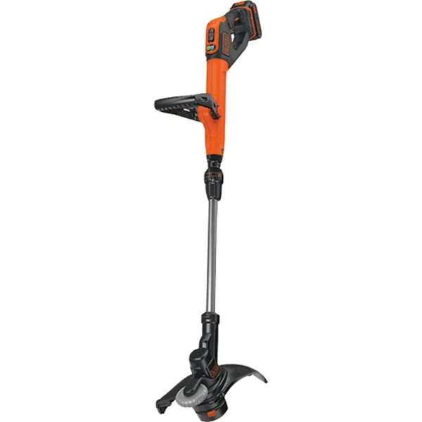BLACK+DECKER Akku-Rasentrimmer STC1820PC, 18Volt (orange/schwarz, Li-Ionen Akku 2,0Ah)