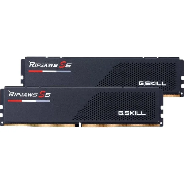 G.Skill DIMM 64 GB DDR5-6000 (2x 32 GB) Dual-Kit, Arbeitsspeicher (schwarz, F5-6000J2836G32GX2-RS5K, Ripjaws S5, INTEL XMP)