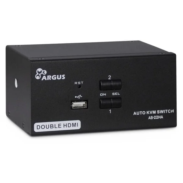 Inter-Tech KVM Switch AS-22HA HDMI, KVM-Switch