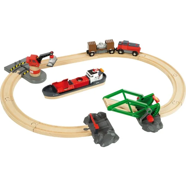 BRIO World Container Hafen Set, Bahn
