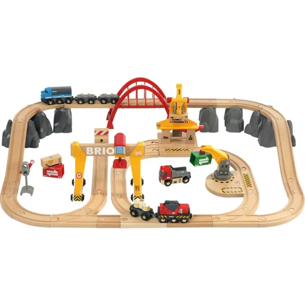 BRIO World Frachten Set Deluxe, Bahn
