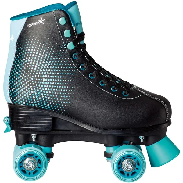 Muuwmi Rollschuh Disco Gr. 31-34, Rollschuhe (türkis/schwarz)