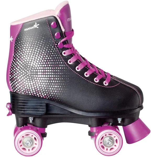 Muuwmi Rollschuh Disco Gr. 31-34, Rollschuhe (lila/schwarz)